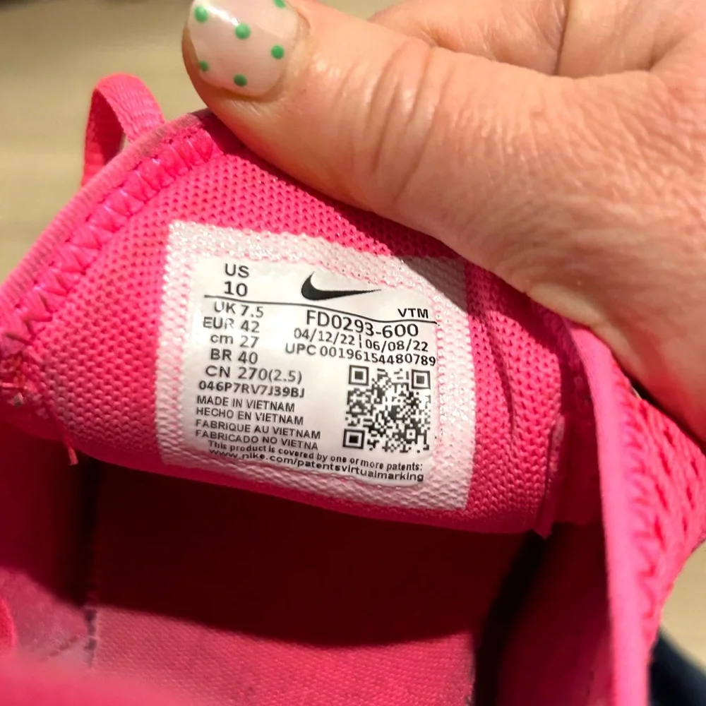 Nike‎ Air 270s Triple University Women's Bold Pink Sneakers  colorful athleisure